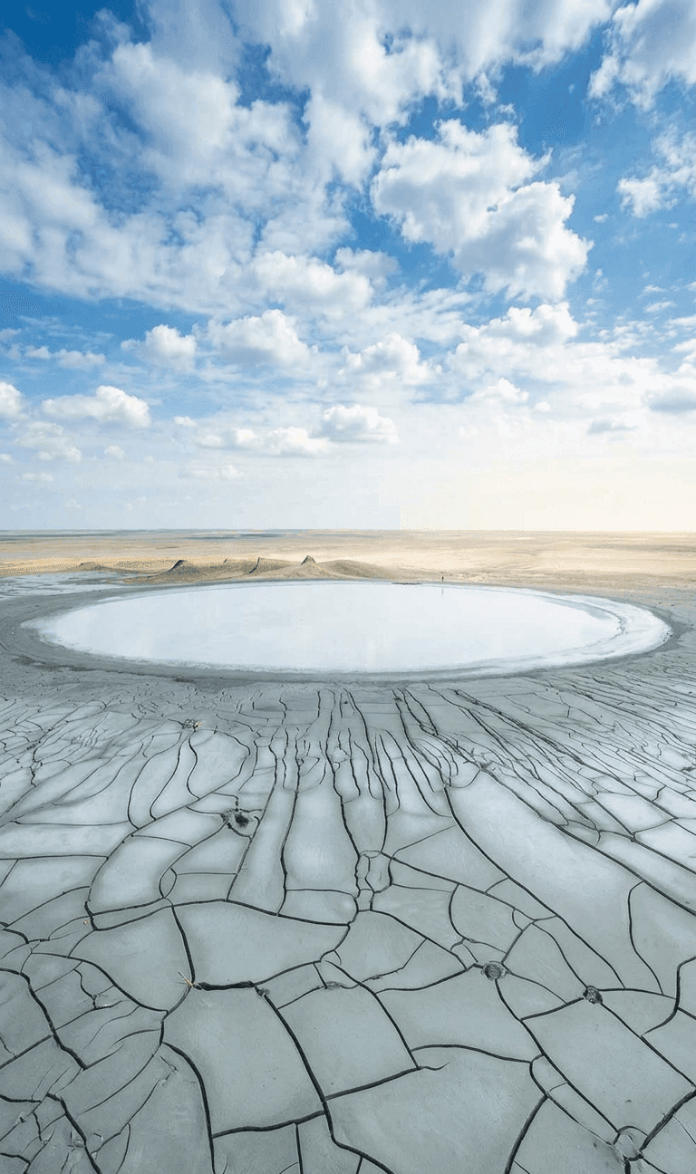 Craters in the desert